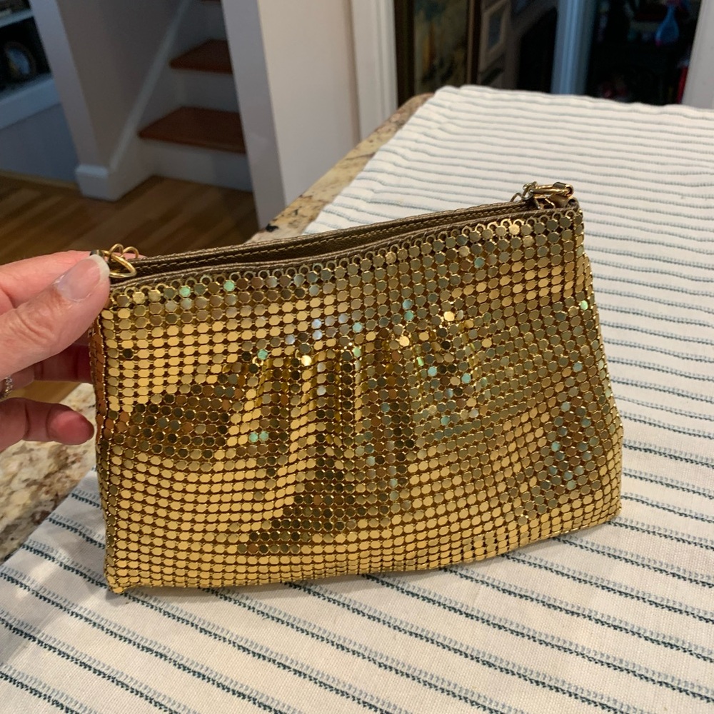 Vintage Gold Evening Clutch Bag